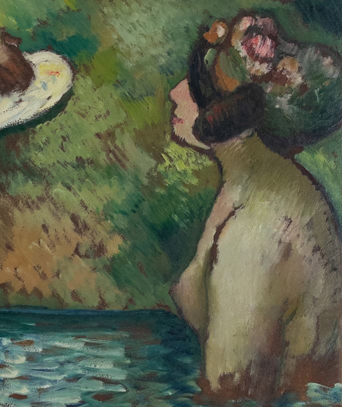 Georges Manzana Pissarro - Baigneuses en Bord de Rivière | MasterArt